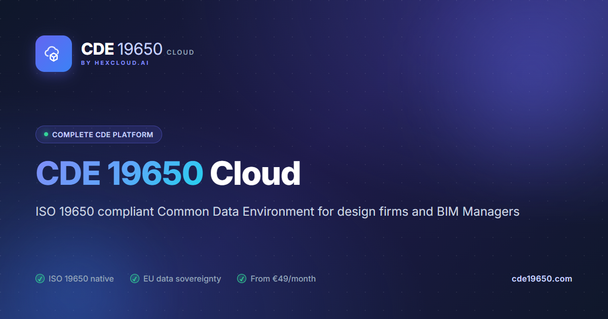 openCDE API — buildingSMART Interoperability | CDE 19650 Cloud